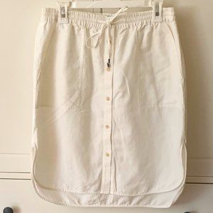 Vince shirttail hem skirt sz L